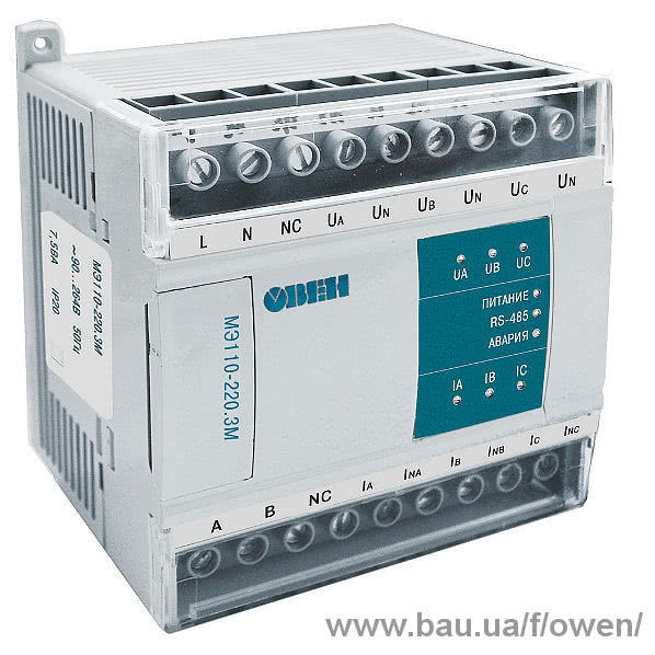 Новый модуль контроля 3-фазных сетей ОВЕН МЭ110-220.3М поступил в продажу
