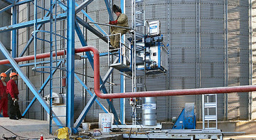 Монтаж подъемника грузопассажирского