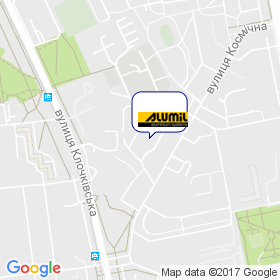 Алюмил Украина на карте Алюмил Украина на карте