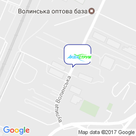 Акваструм на карте