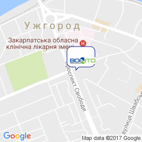 Бонто-Украина на карте Бонто-Украина на карте