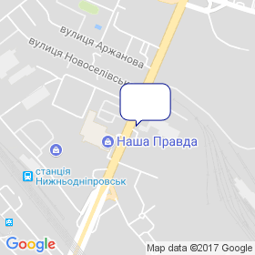 Днепрокомунсервис на карте Днепрокомунсервис на карте