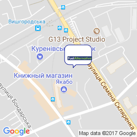 Фюел Альтернатив на карте Фюел Альтернатив на карте