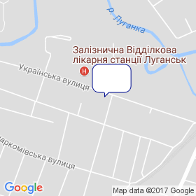 Луганскдеталь на карте Луганскдеталь на карте