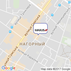MAXUS на карте