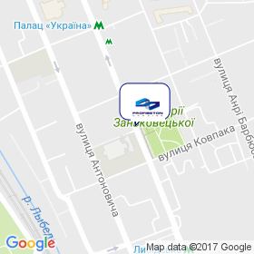 Профибетон Украина на карте