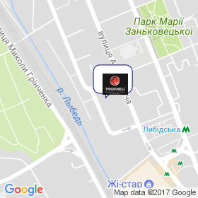 Триденели на карте Триденели на карте