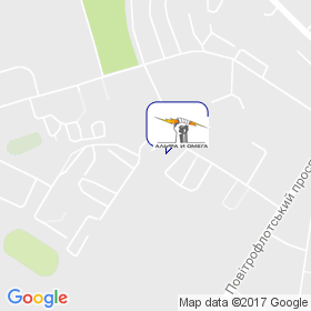 ГК Альфа и Омега на карте