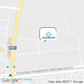 АЛМАЗ на карте АЛМАЗ на карте