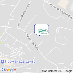 АЛМИ-ЦЕНТР на карте АЛМИ-ЦЕНТР на карте
