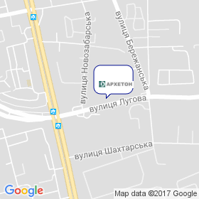 Архетон Украина на карте