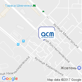 АСМ на карте АСМ на карте