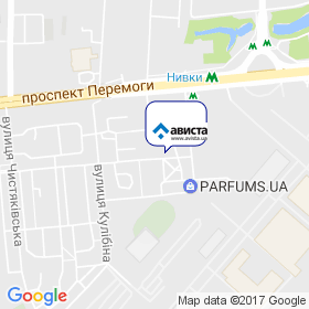 Ависта на карте