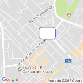 Белоцерковский гранитный каръер на карте Белоцерковский гранитный каръер на карте