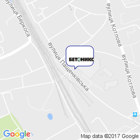 Бетоникс на карте