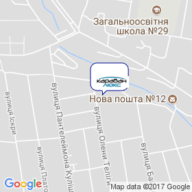 Караван Люкс на карте Караван Люкс на карте