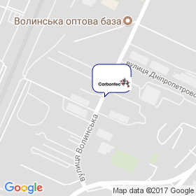 Карбонтек Украина на карте Карбонтек Украина на карте