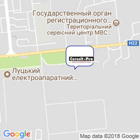 Центр комплектации Луцк на карте Центр комплектации Луцк на карте