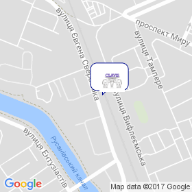 Клавис на карте Клавис на карте