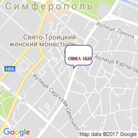 Свет Крыма на карте Свет Крыма на карте