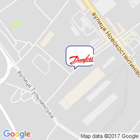 Данфосс ТОВ на карте Данфосс ТОВ на карте