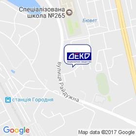 Деко на карте