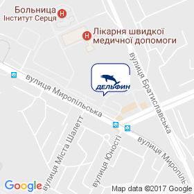 Дельфин-Аква на карте Дельфин-Аква на карте