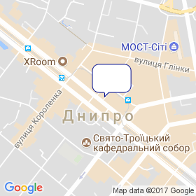 Днепрэнерготехнологии на карте Днепрэнерготехнологии на карте