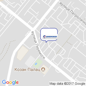 ДНЕПРОКОР на карте