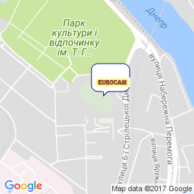 Еврокам на карте