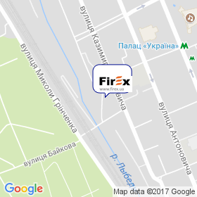 Файрекс на карте