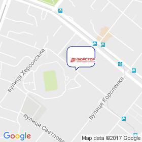 Форстор на карте