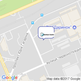 Фруитера Украина на карте