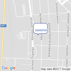 Гидротон на карте