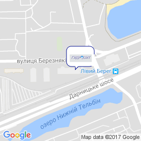 Гидрозит на карте Гидрозит на карте