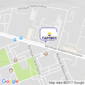 Гидровес на карте Гидровес на карте