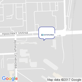 Интерсервис на карте