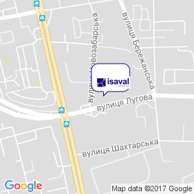 Изалайн на карте