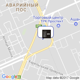 Укрпромгидрозащита на карте Укрпромгидрозащита на карте