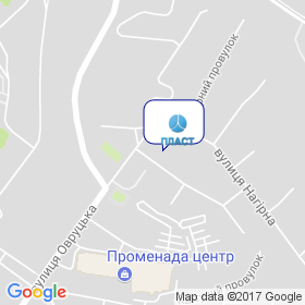 Пласт на карте Пласт на карте