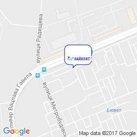 Лайнэкс на карте Лайнэкс на карте