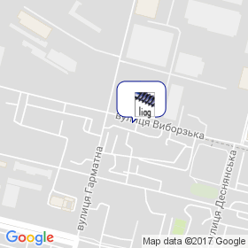 Лиаг Техник Сервис Украина на карте Лиаг Техник Сервис Украина на карте