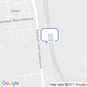 Меридиан на карте