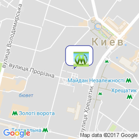 Киевметрострой, УРС на карте Киевметрострой, УРС на карте