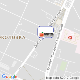 Монокристалл на карте