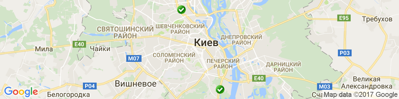 Карта объектов компании Будпостачсервис Карта объектов компании Будпостачсервис