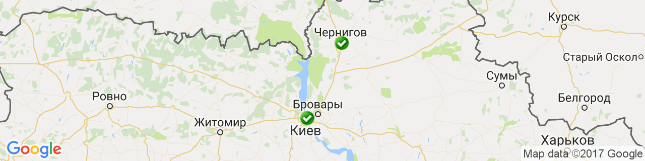 Карта объектов компании Феликс-Брус