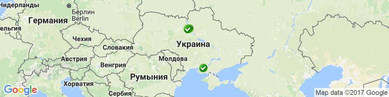 Карта объектов компании Каупер