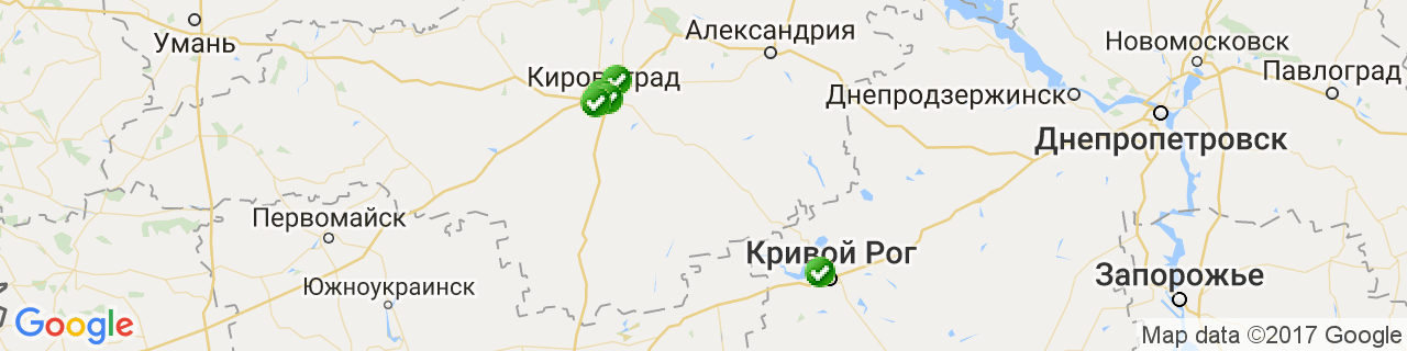 Карта объектов компании КЗСМ 1 Карта объектов компании КЗСМ 1