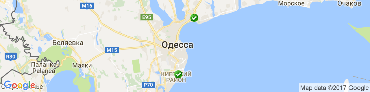 Карта объектов компании РиА БУД